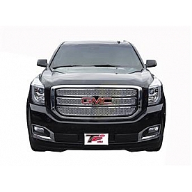 TFP (International Trim) Grille Insert - Mesh Trapezoid ABS Plastic Chrome Plated - 68296GI