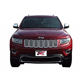 TFP (International Trim) Grille Insert - Mesh Rectangular ABS Plastic Chrome Plated - 68336GI
