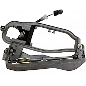 Help! By Dorman Exterior Door Handle - Metal Silver Single - 95316