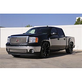 T-Rex Truck Products Grille Insert - Mesh Rectangular Polished Stainless Steel - 6711170