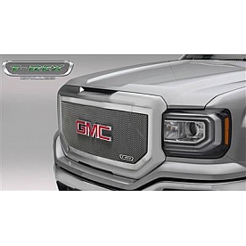 T-Rex Truck Products Grille Insert - Mesh Rectangular Polished Stainless Steel - 54213