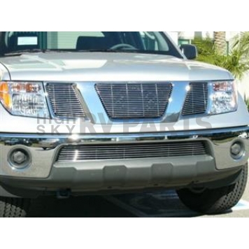 T-Rex Truck Products Grille Insert - Horizontal Bar Polished Aluminum - 21760