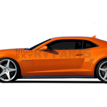 Extreme Dimensions Side Skirt - Primered Fiberglass Reinforced Plastic Black Set of 2 - 109022-3