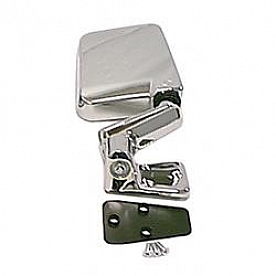 Rugged Ridge Exterior Mirror Manual Rectangular Single - 1101006