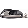 Help! By Dorman Interior Door Handle - Plastic Black Housing With Silver Lever Single - 81429