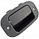 Help! By Dorman Interior Door Handle - Paddle Plastic Black Single - 82080