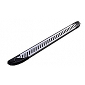 Romik USA Running Board Silver Anodized Aluminum Stationary - 61316418