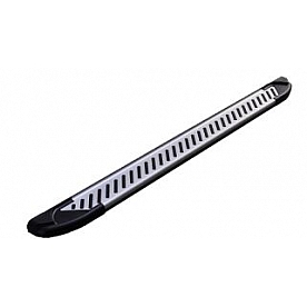 Romik USA Running Board Silver Anodized Aluminum Stationary - 61316418