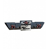 Mile Marker Bumper 1-Piece Design Steel Black - 52098