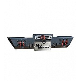 Mile Marker Bumper 1-Piece Design Steel Black - 52098