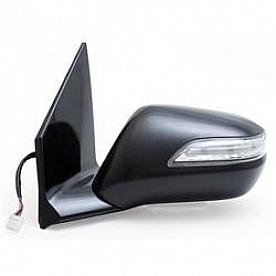 K-Source Exterior Mirror Electric OEM Black Single - 63038H