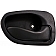 Help! By Dorman Interior Door Handle - Paddle Plastic Black Single - 723MX