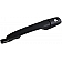 Help! By Dorman Exterior Door Handle - Plastic Black Single - 90760