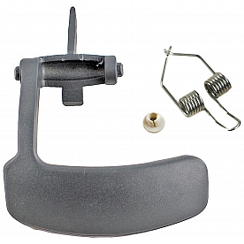 Help! By Dorman Interior Door Handle - Lever Plastic Gray Single - 725MX