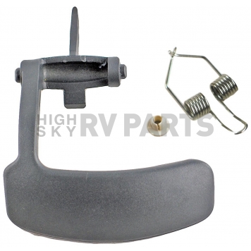 Help! By Dorman Interior Door Handle - Lever Plastic Gray Single - 725MX