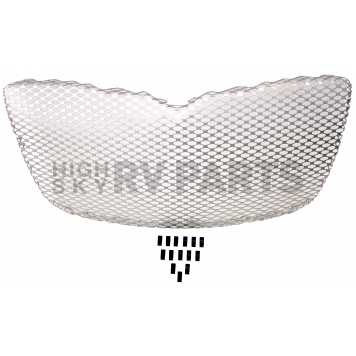 Street Scene Grille Insert - Mesh Aluminum Trapezoid - 95077645