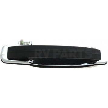 Help! By Dorman Exterior Door Handle - Leather Lever Silver Housing And Black Lever Single - 90798
