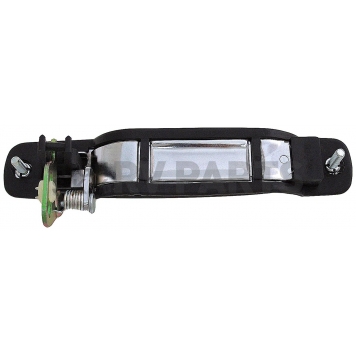 Help! By Dorman Exterior Door Handle - Leather Lever Silver Housing And Black Lever Single - 90798-1