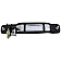 Help! By Dorman Exterior Door Handle - Leather Lever Silver Housing And Black Lever Single - 90798