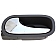 Help! By Dorman Interior Door Handle - Lever Plastic Gray Housing With Silver Lever Single - 81864