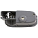 Help! By Dorman Interior Door Handle - Lever Plastic Gray Housing With Silver Lever Single - 81864