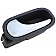 Help! By Dorman Interior Door Handle - Lever Plastic Gray Housing With Silver Lever Single - 81864