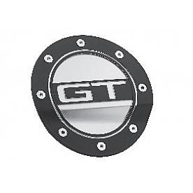 Drake Automotive Fuel Door - Round ABS Plastic With Stainless Steel Hardware - Z6640526GB