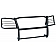 Black Horse Offroad Grille Guard 1-1/4 Inch Black Powder Coated Steel - 7A037400MA