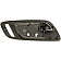 Help! By Dorman Interior Door Handle - Lever Plastic Gray Housing With Silver Lever Single - 81191