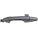 Help! By Dorman Exterior Door Handle - Plastic Silver Single - 83430