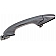 Help! By Dorman Exterior Door Handle - Plastic Silver Single - 83430