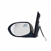 K-Source Exterior Mirror Electric Rectangular Black Single - 63050H