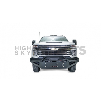 Fab Fours Bumper Red Steel 1-Piece Design Steel Black - H20RS49621