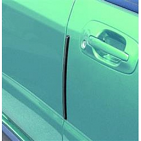 Pacer Performance Door Edge Guard Set - Plastic Black 10 Inch - 25540