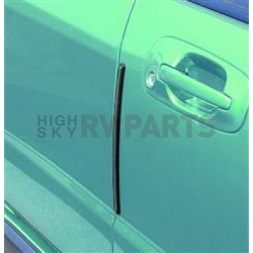 Pacer Performance Door Edge Guard Set - Plastic Black 10 Inch - 25540