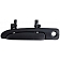 Help! By Dorman Exterior Door Handle - Plastic Black Single - 82113