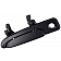 Help! By Dorman Exterior Door Handle - Plastic Black Single - 82113