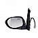 K-Source Exterior Mirror Power OEM Black Single - 63054H