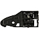 Help! By Dorman Interior Door Handle - Lever Plastic Black Single - 81218