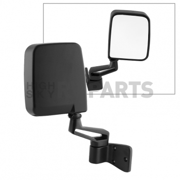 Xtune Exterior Mirror Manual Rectangular Single - 9935053