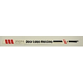 Cowles Products Door Edge Guard Set - PVC Plastic Black 27 Inch - 39271