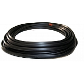 Cowles Products Door Edge Guard Set - PVC Plastic Black 600 Inch - 39411