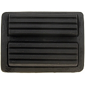 Help! By Dorman Brake Pedal Pad - Rubber Black OE Replacement - 20727