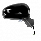 K-Source Exterior Mirror Electric OEM Black Single - 70657T