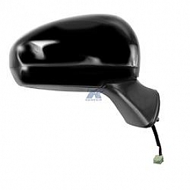 K-Source Exterior Mirror Electric OEM Black Single - 70657T