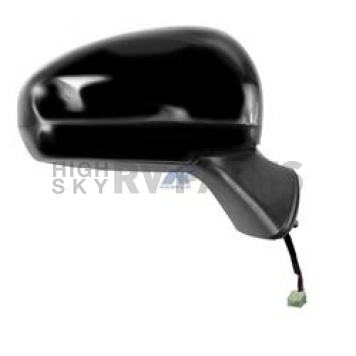 K-Source Exterior Mirror Electric OEM Black Single - 70657T