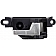Help! By Dorman Interior Door Handle - Lever Plastic Silver Single - 81736