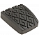 Help! By Dorman Brake Pedal Pad - Rubber Black OE Replacement - 20724