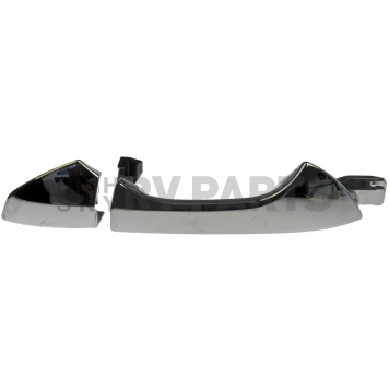 Help! By Dorman Exterior Door Handle - Plastic Silver/ Black Single - 81469