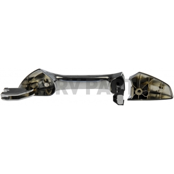 Help! By Dorman Exterior Door Handle - Plastic Silver/ Black Single - 81469-1